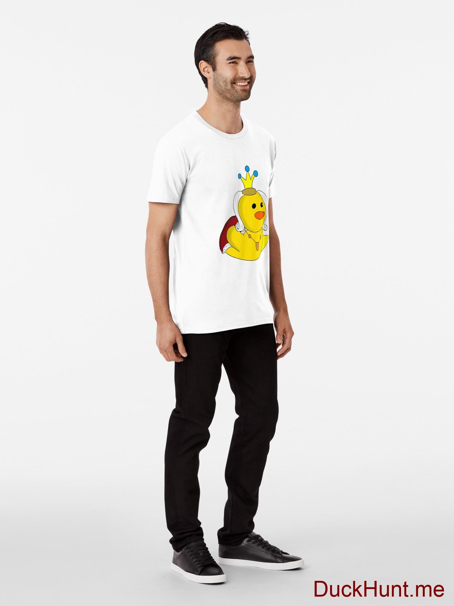 Royal Duck White Premium T-Shirt (Front printed) alternative image 2
