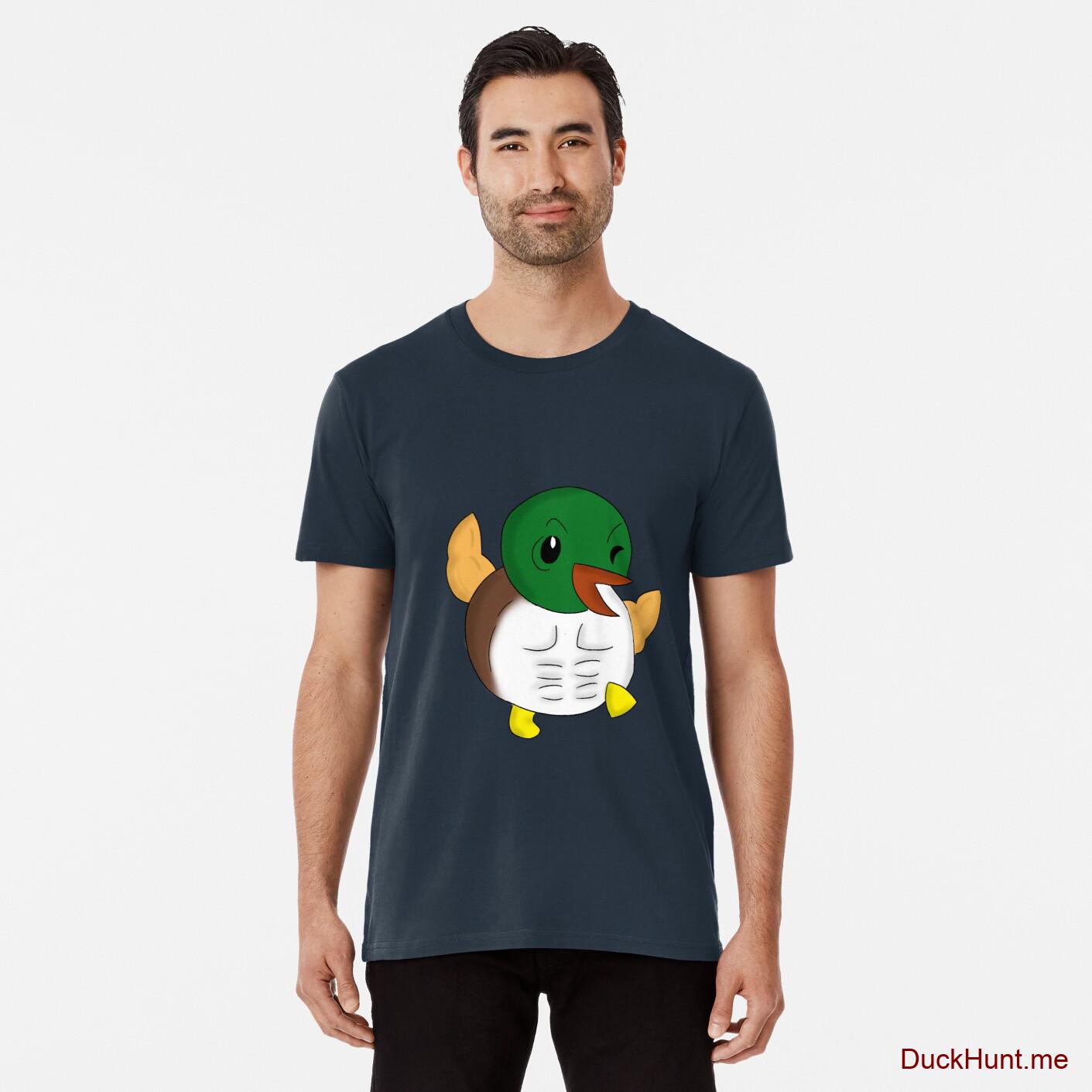 Super duck Navy Premium T-Shirt (Front printed)