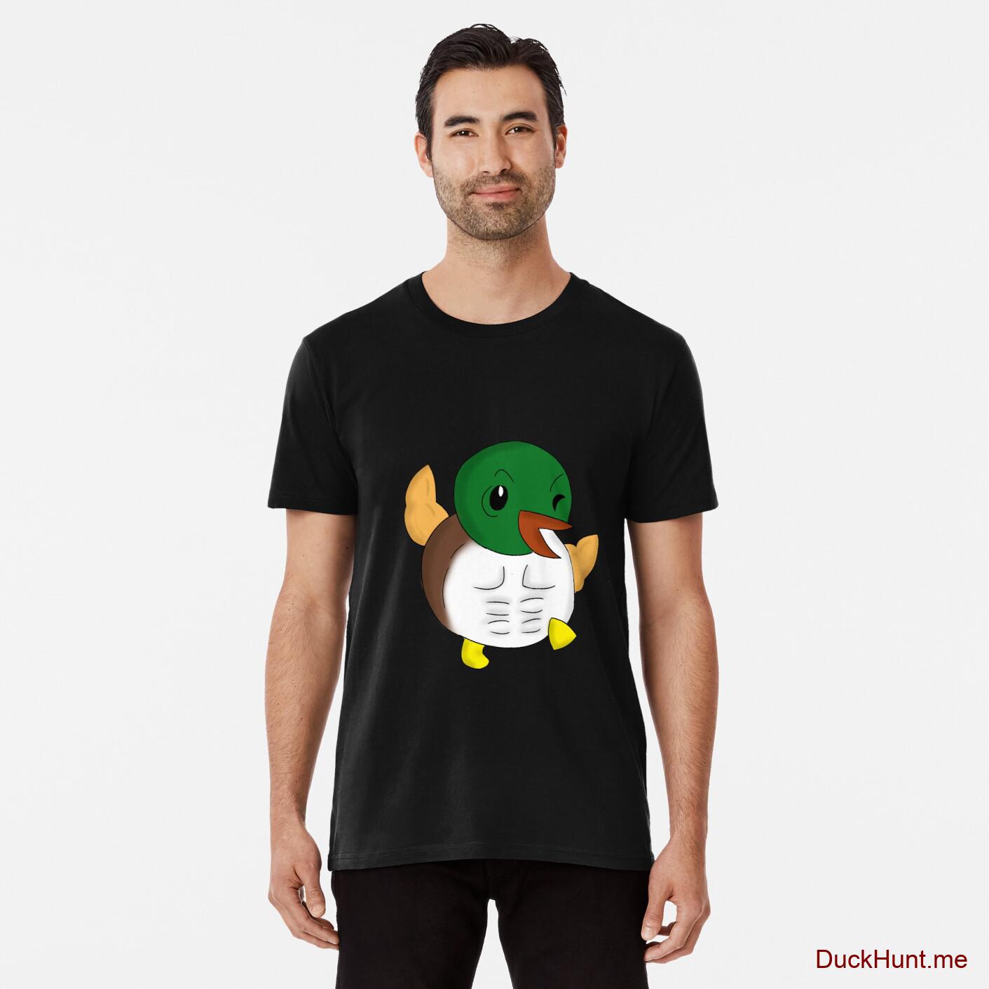 Super duck Black Premium T-Shirt (Front printed)