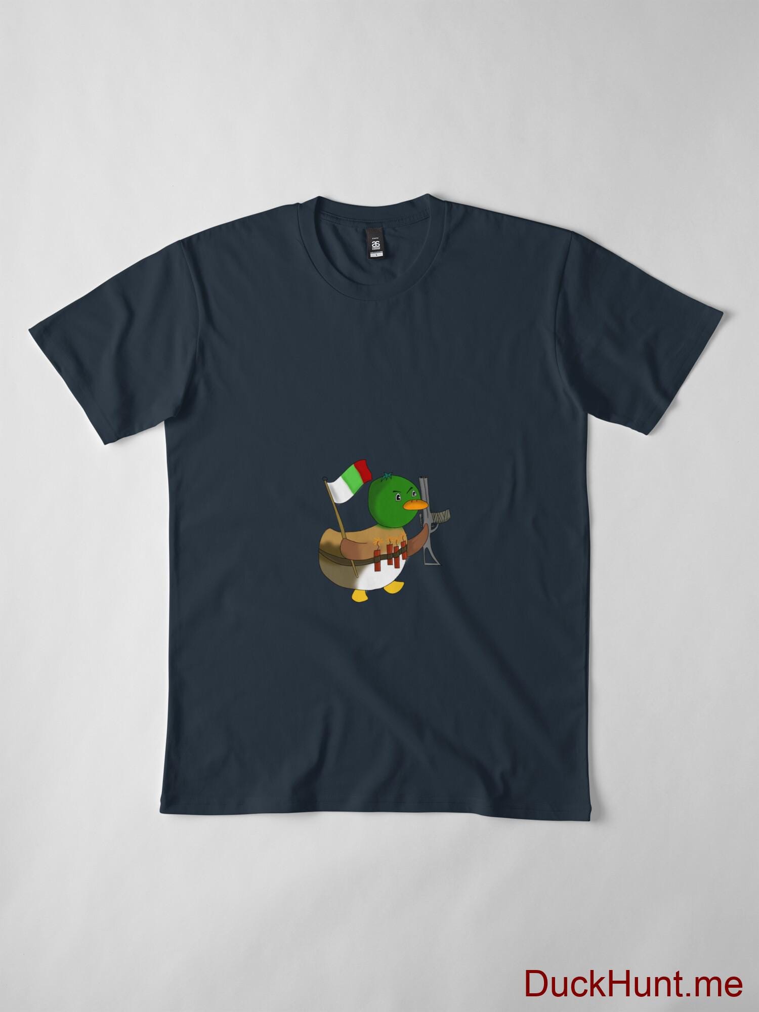Kamikaze Duck Navy Premium T-Shirt (Front printed) alternative image 3