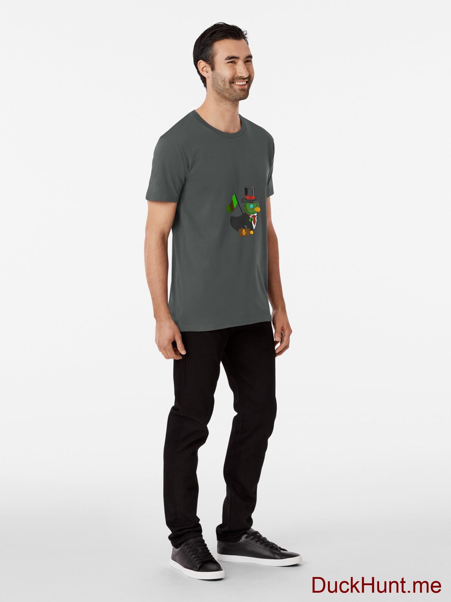 Golden Duck Dark Grey Premium T-Shirt (Front printed) alternative image 2