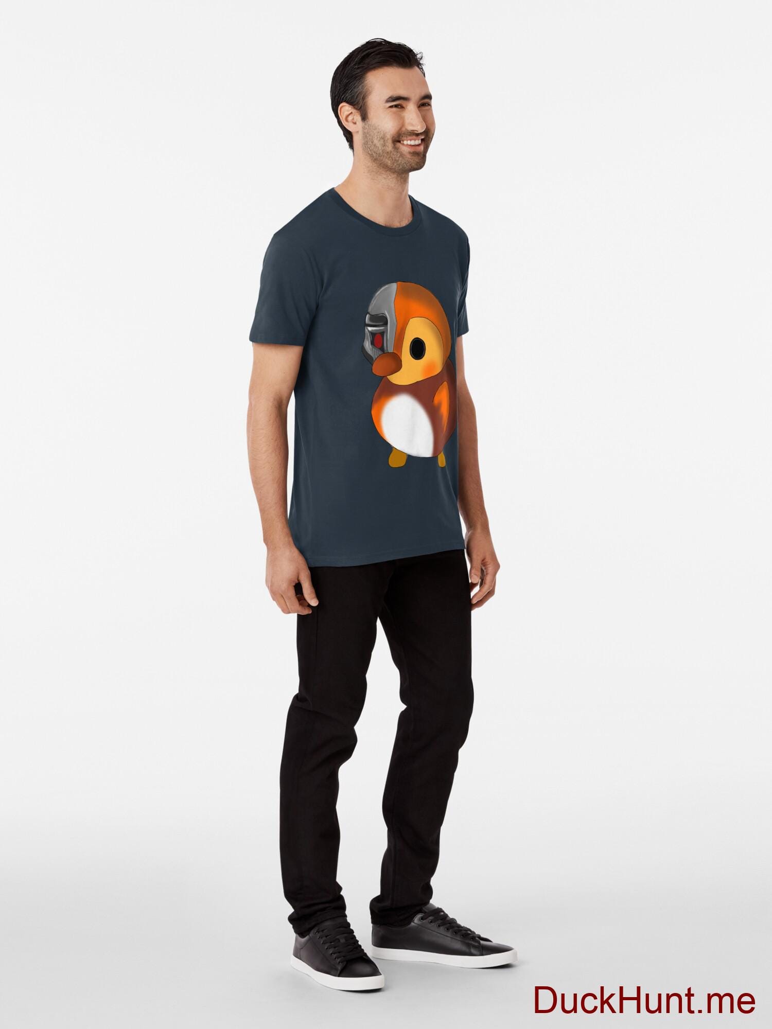 Mechanical Duck Navy Premium T-Shirt (Back printed) alternative image 2
