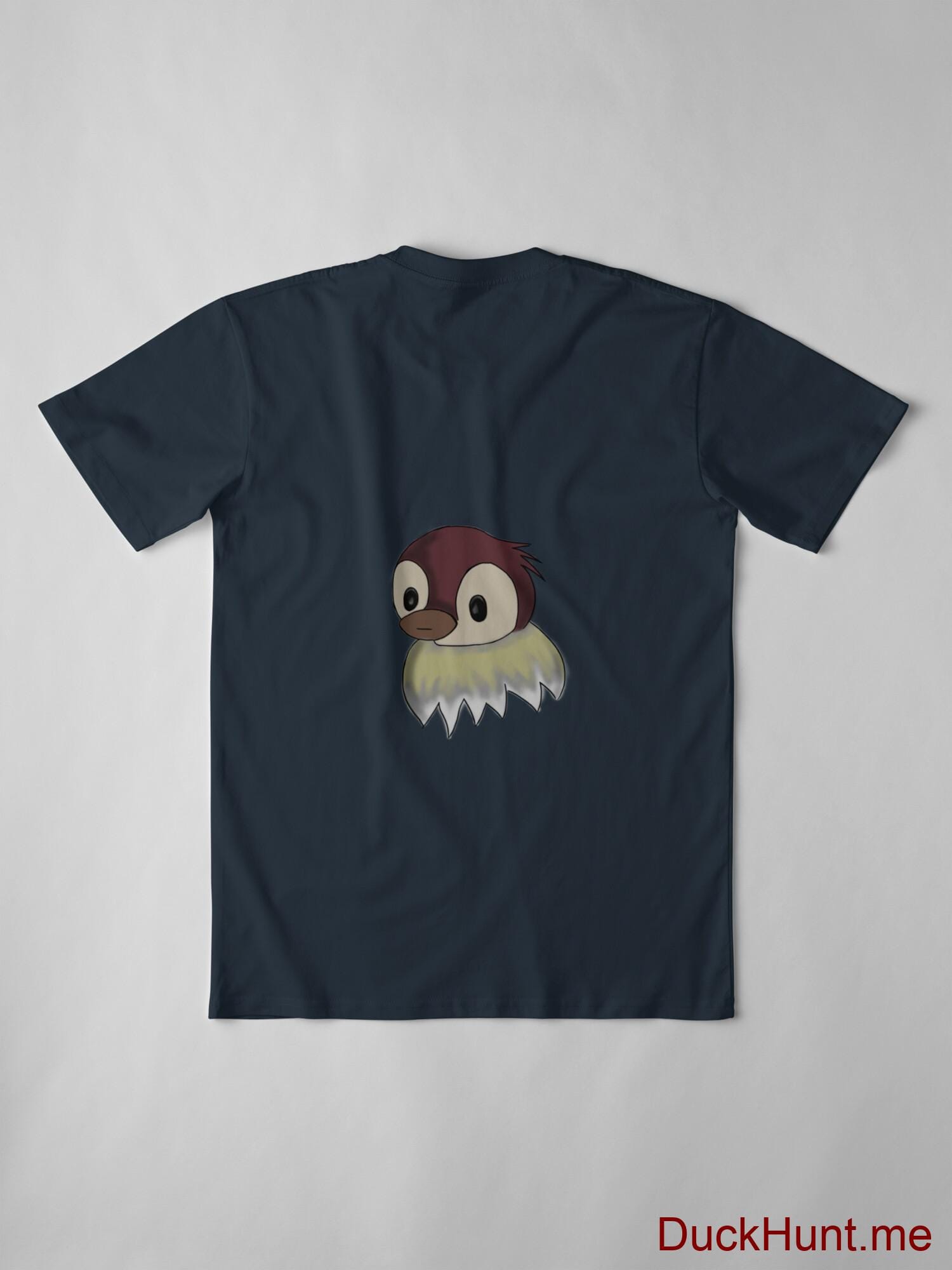 Ghost Duck (fogless) Navy Premium T-Shirt (Back printed) alternative image 2