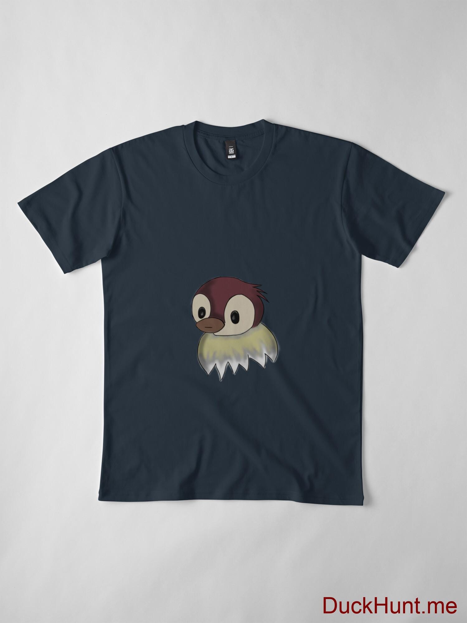 Ghost Duck (fogless) Navy Premium T-Shirt (Front printed) alternative image 3