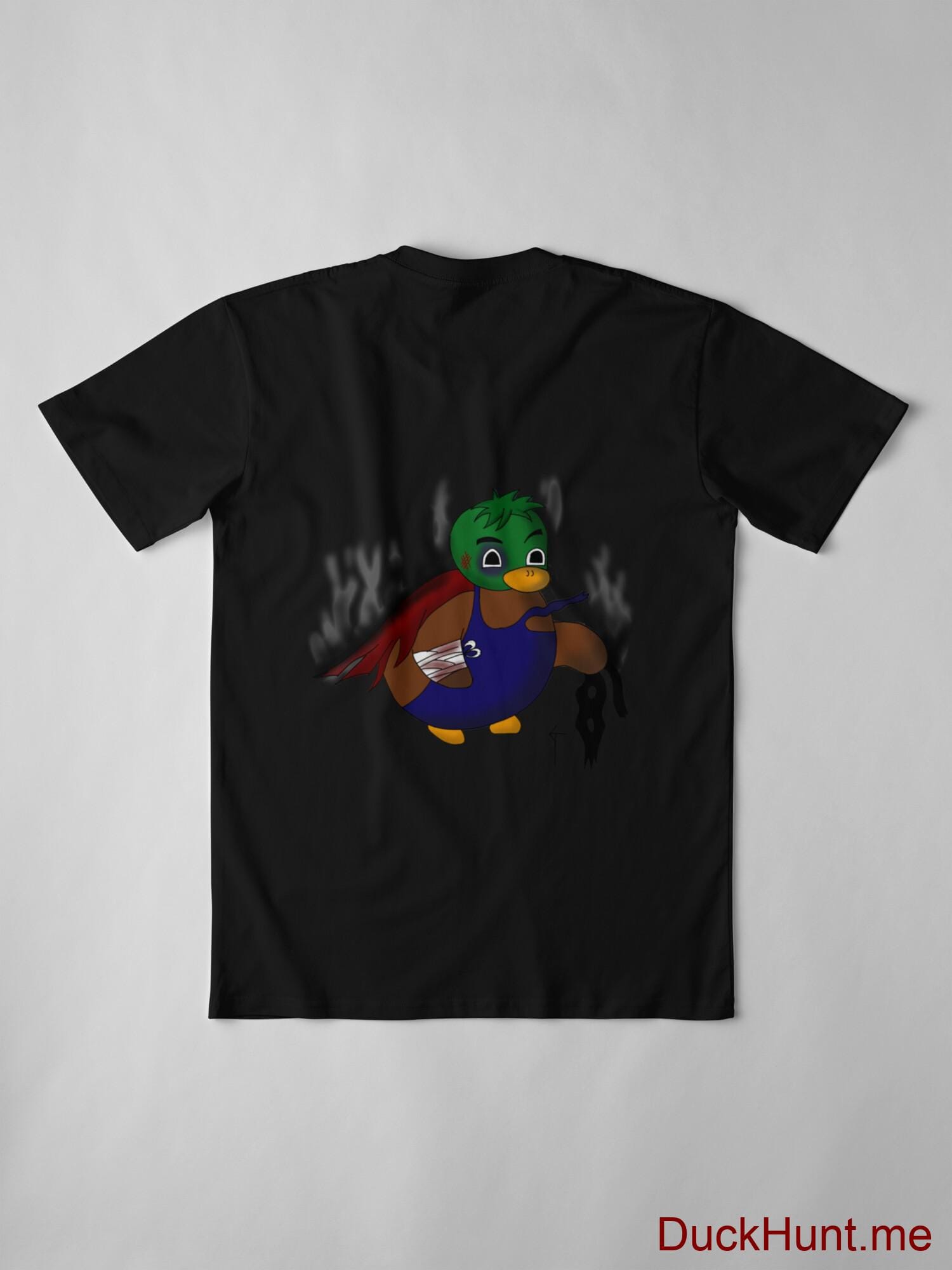 Dead Boss Duck (smoky) Black Premium T-Shirt (Back printed) alternative image 2