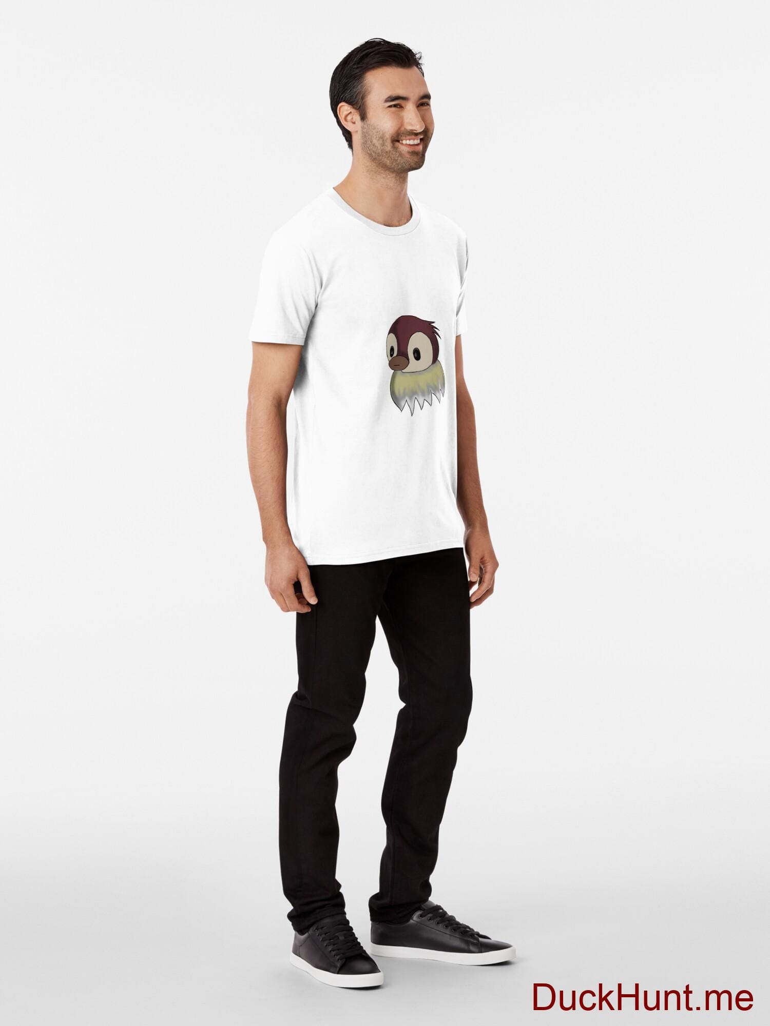 Ghost Duck (fogless) White Premium T-Shirt (Front printed) alternative image 2