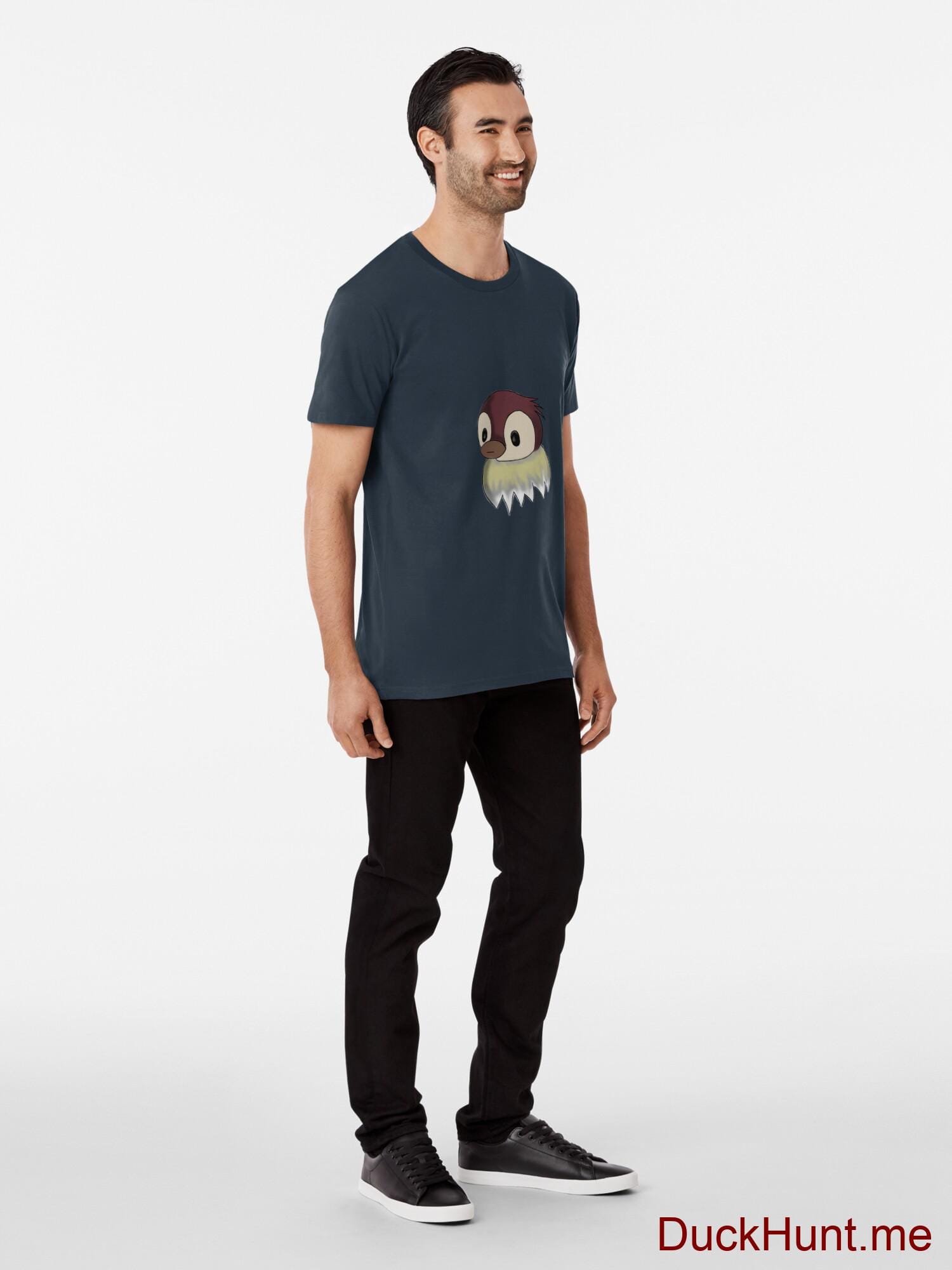 Ghost Duck (fogless) Navy Premium T-Shirt (Front printed) alternative image 2