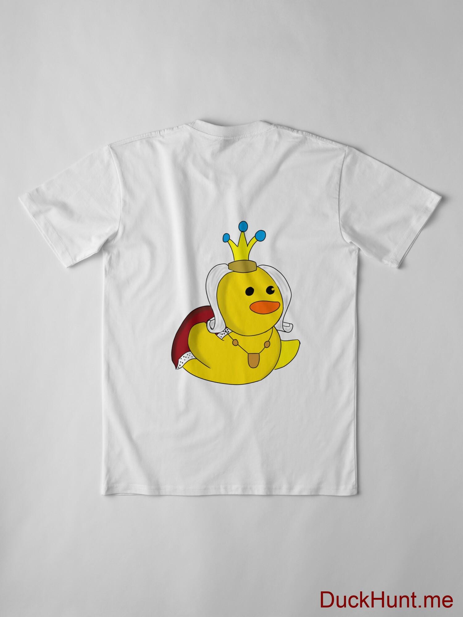 Royal Duck White Premium T-Shirt (Back printed) alternative image 2