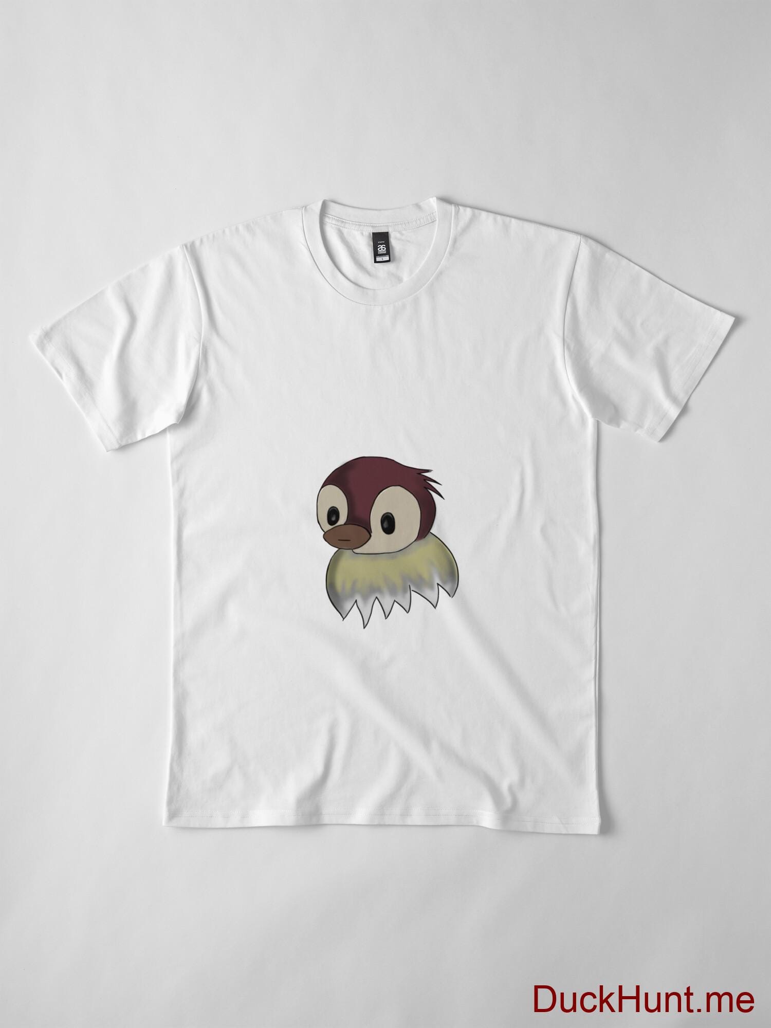 Ghost Duck (fogless) White Premium T-Shirt (Front printed) alternative image 3