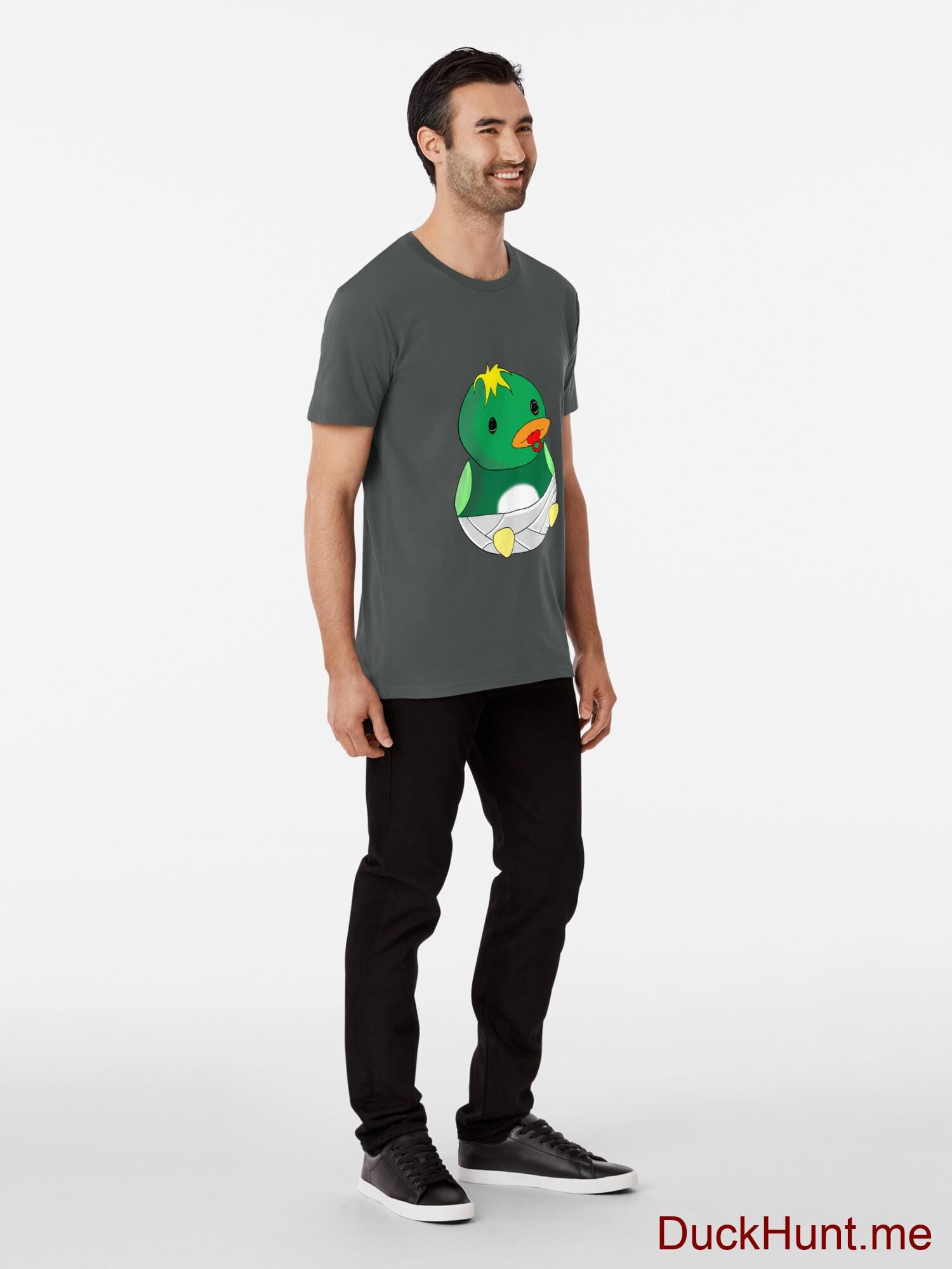 Baby duck Dark Grey Premium T-Shirt (Front printed) alternative image 2