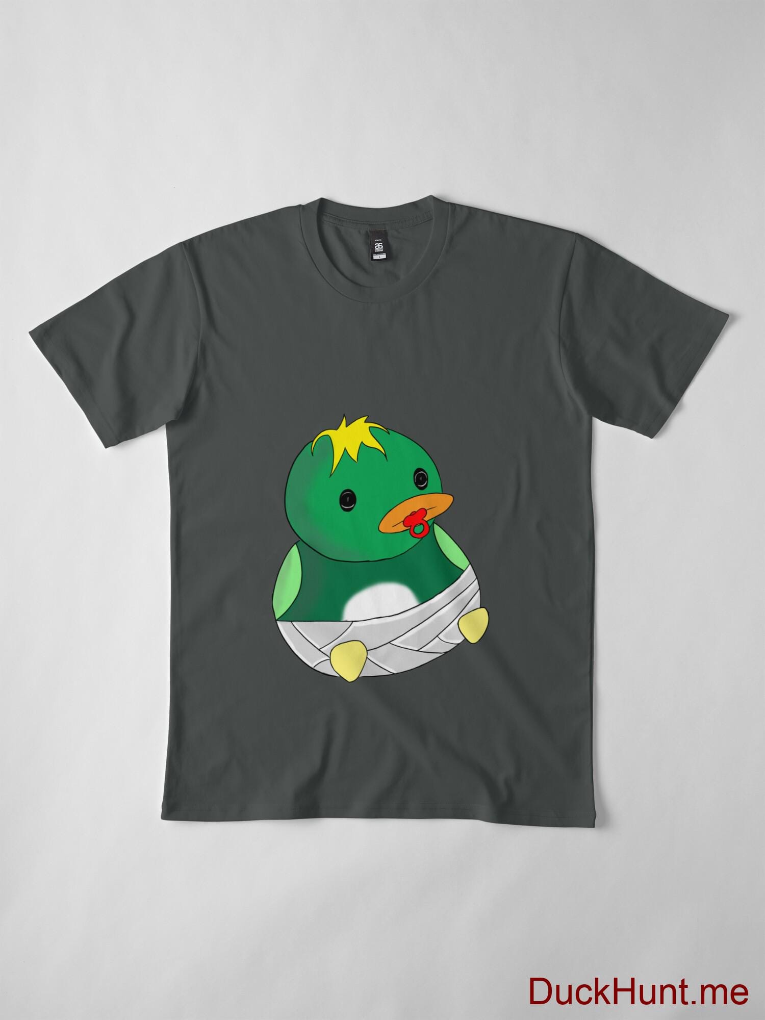 Baby duck Dark Grey Premium T-Shirt (Front printed) alternative image 3