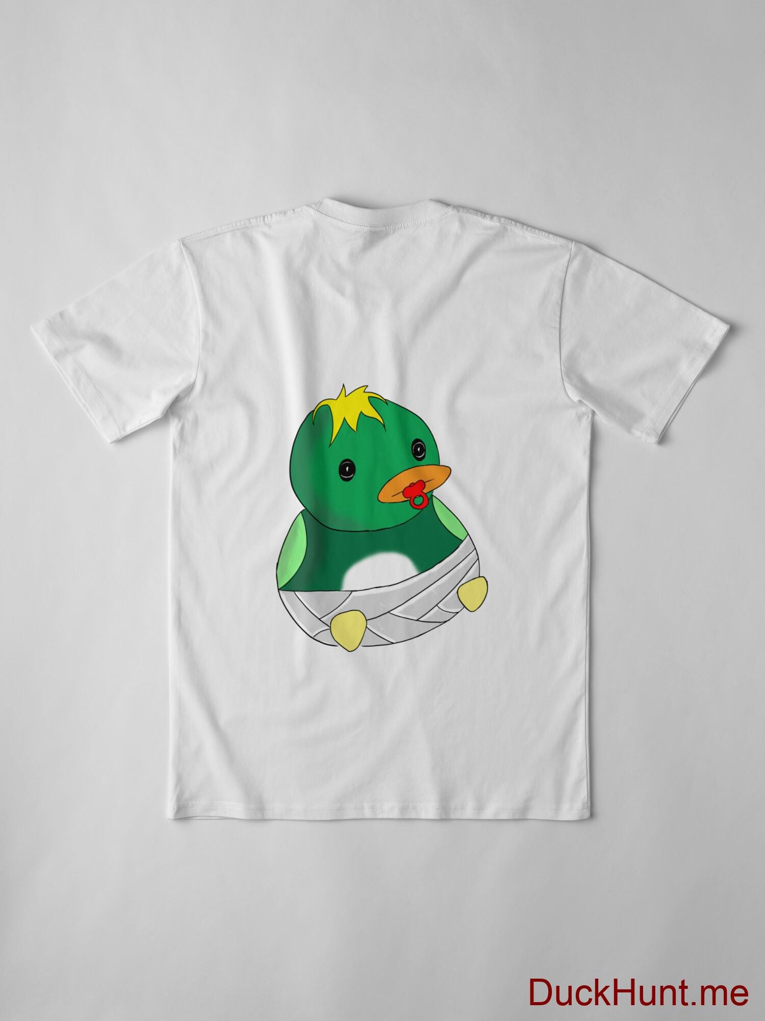 Baby duck White Premium T-Shirt (Back printed) alternative image 2