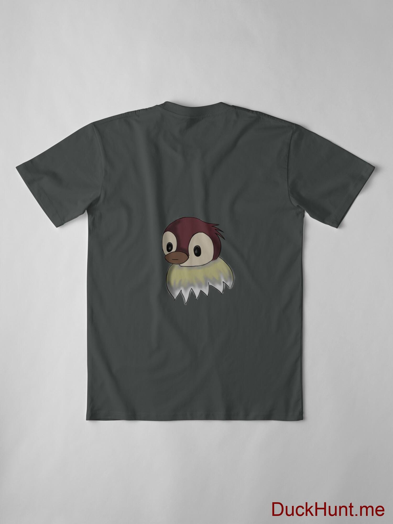 Ghost Duck (fogless) Dark Grey Premium T-Shirt (Back printed) alternative image 2
