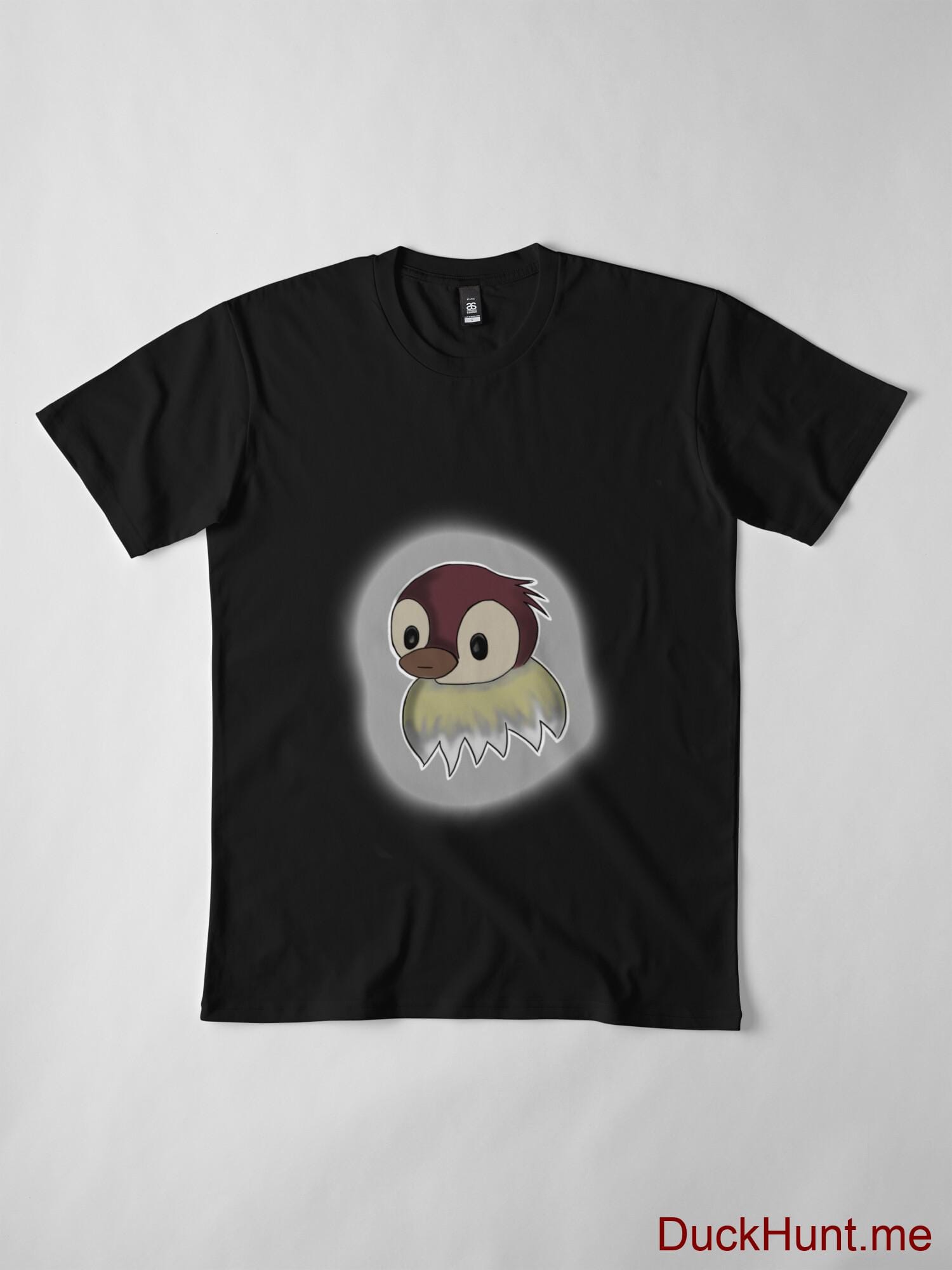 Ghost Duck (foggy) Black Premium T-Shirt (Front printed) alternative image 3