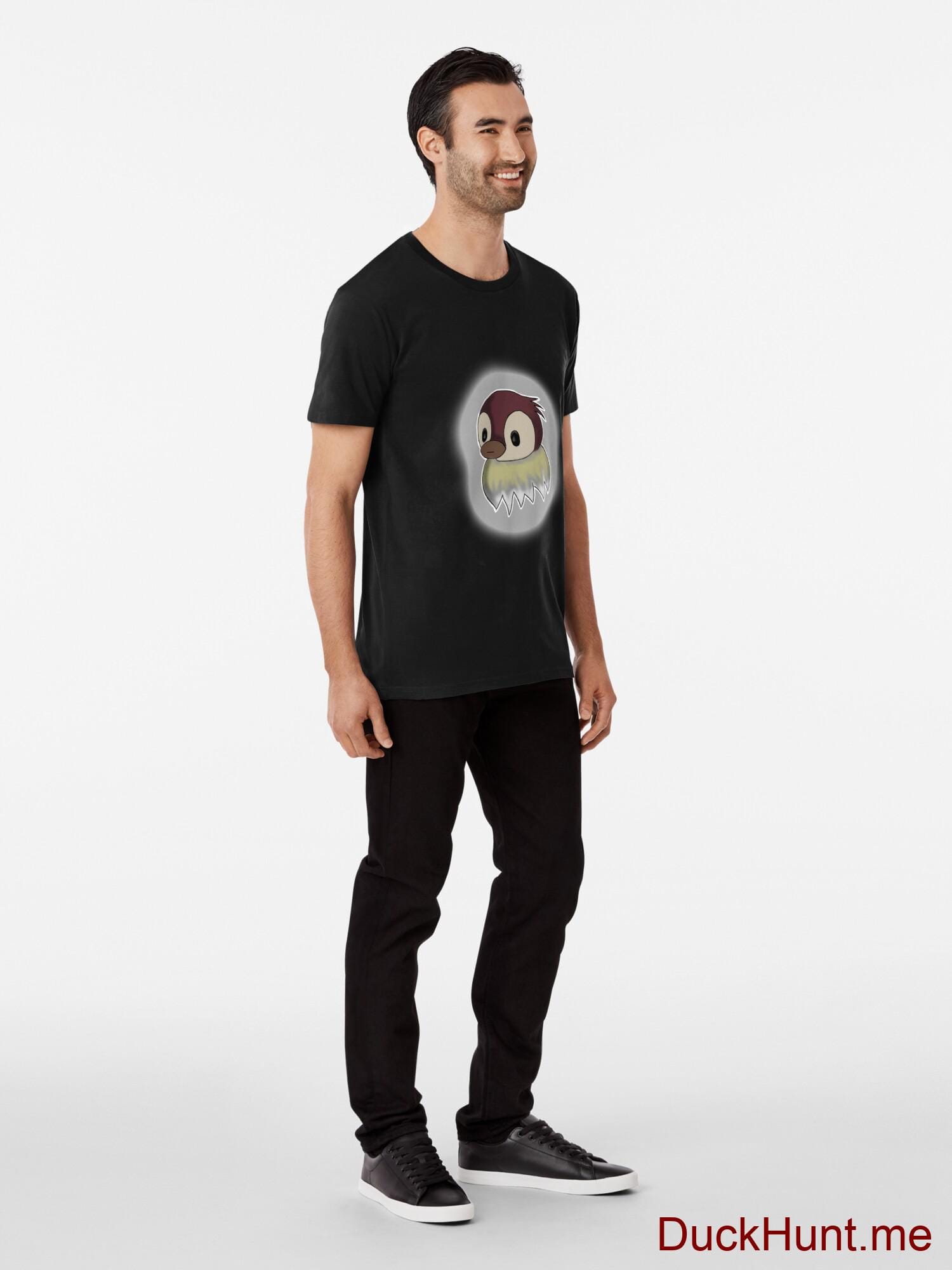 Ghost Duck (foggy) Black Premium T-Shirt (Front printed) alternative image 2