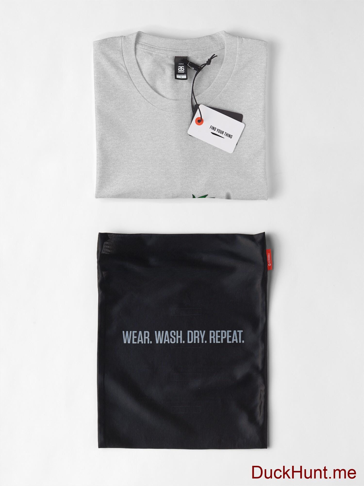 Dead Boss Duck (smoky) Heather Grey Premium T-Shirt (Front printed) alternative image 5