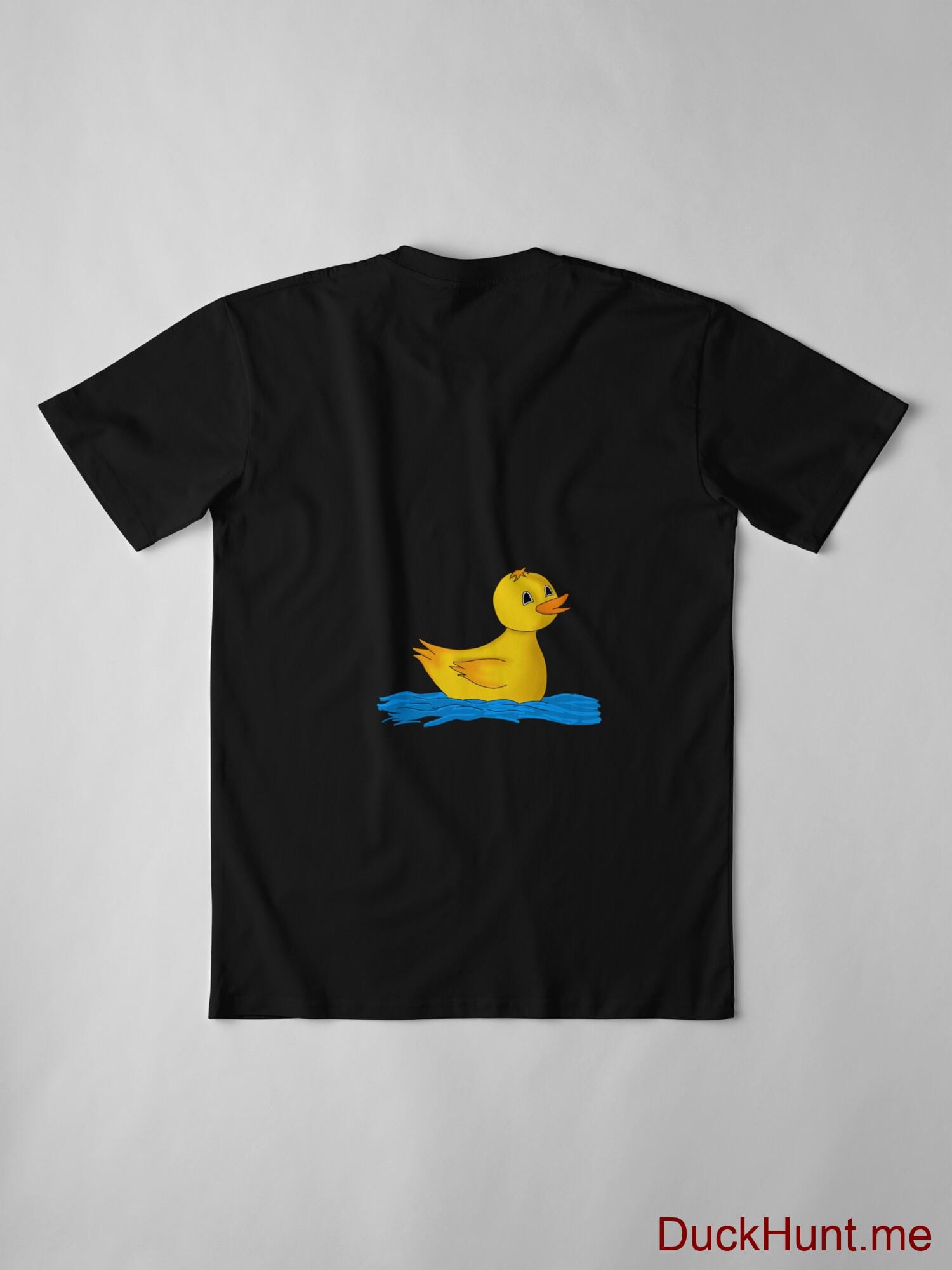 Plastic Duck Black Premium T-Shirt (Back printed) alternative image 2