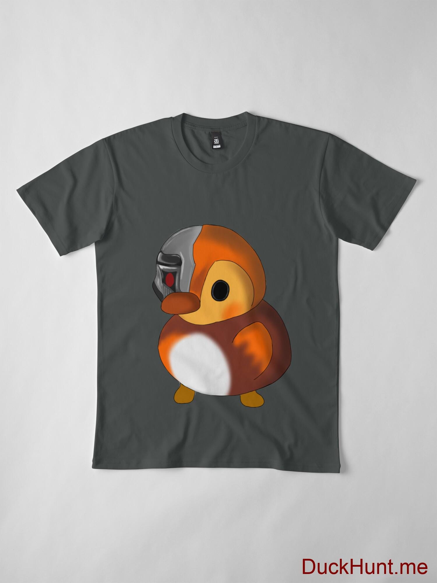Mechanical Duck Dark Grey Premium T-Shirt (Back printed) alternative image 3