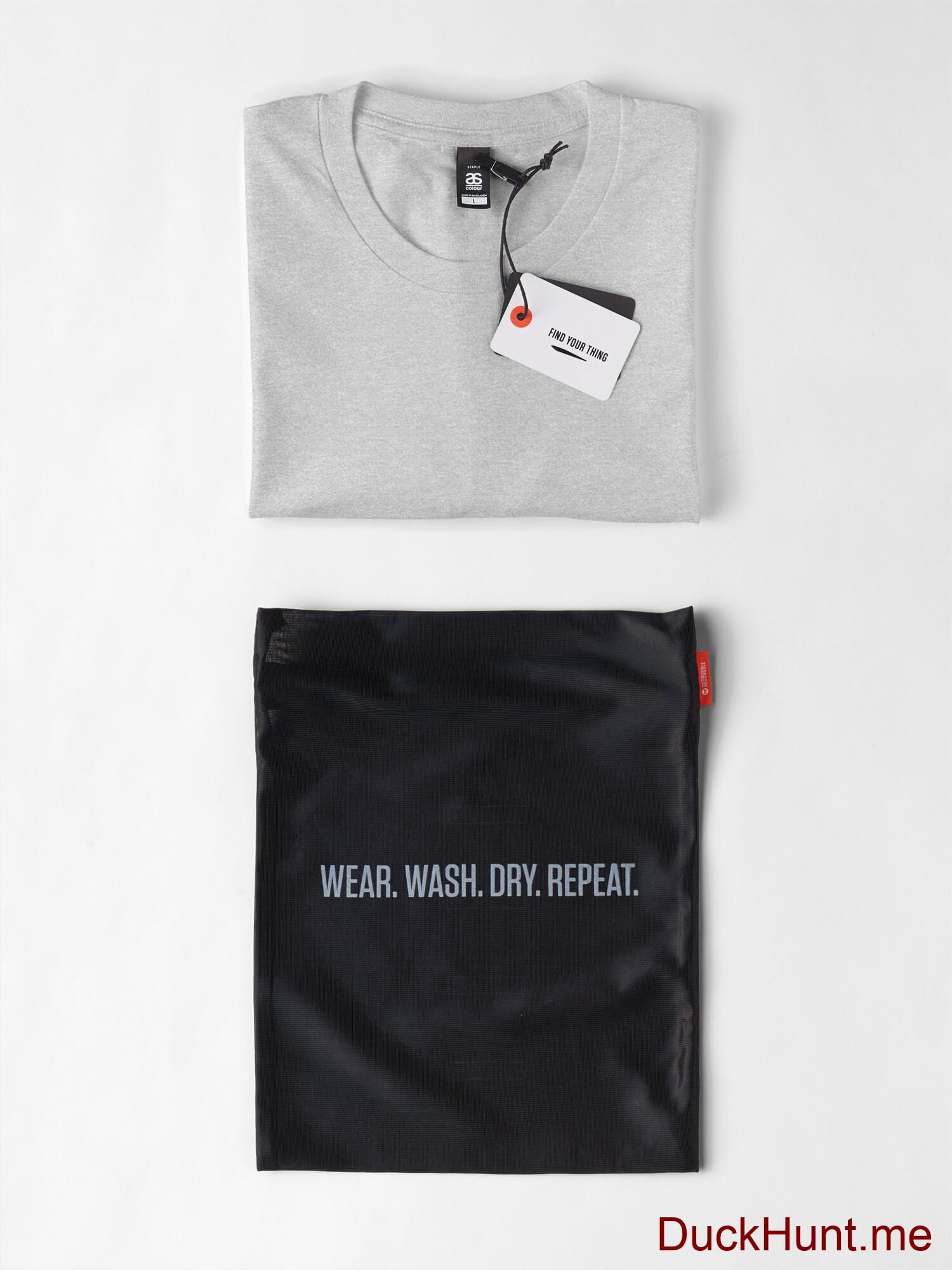 Ghost Duck (fogless) Heather Grey Premium T-Shirt (Front printed) alternative image 5