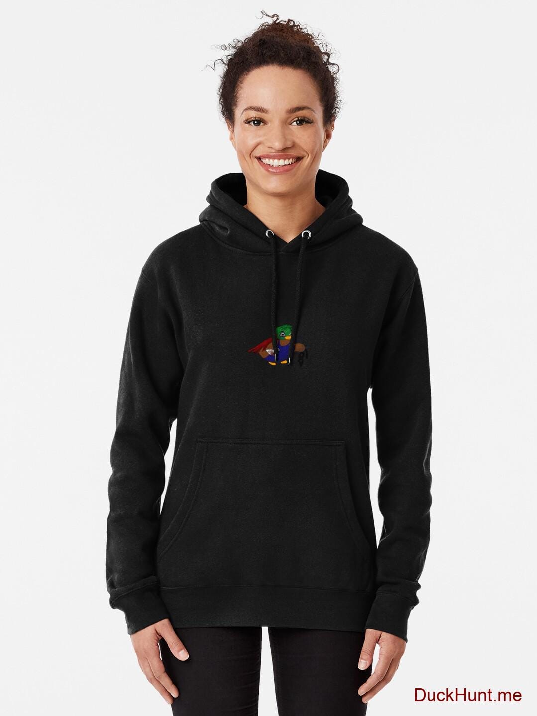 Dead DuckHunt Boss (smokeless) Black Pullover Hoodie (Front printed) alternative image 1
