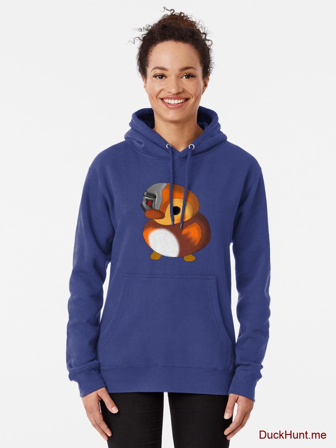Mechanical Duck Blue Pullover Hoodie (Front printed) alternative image 1