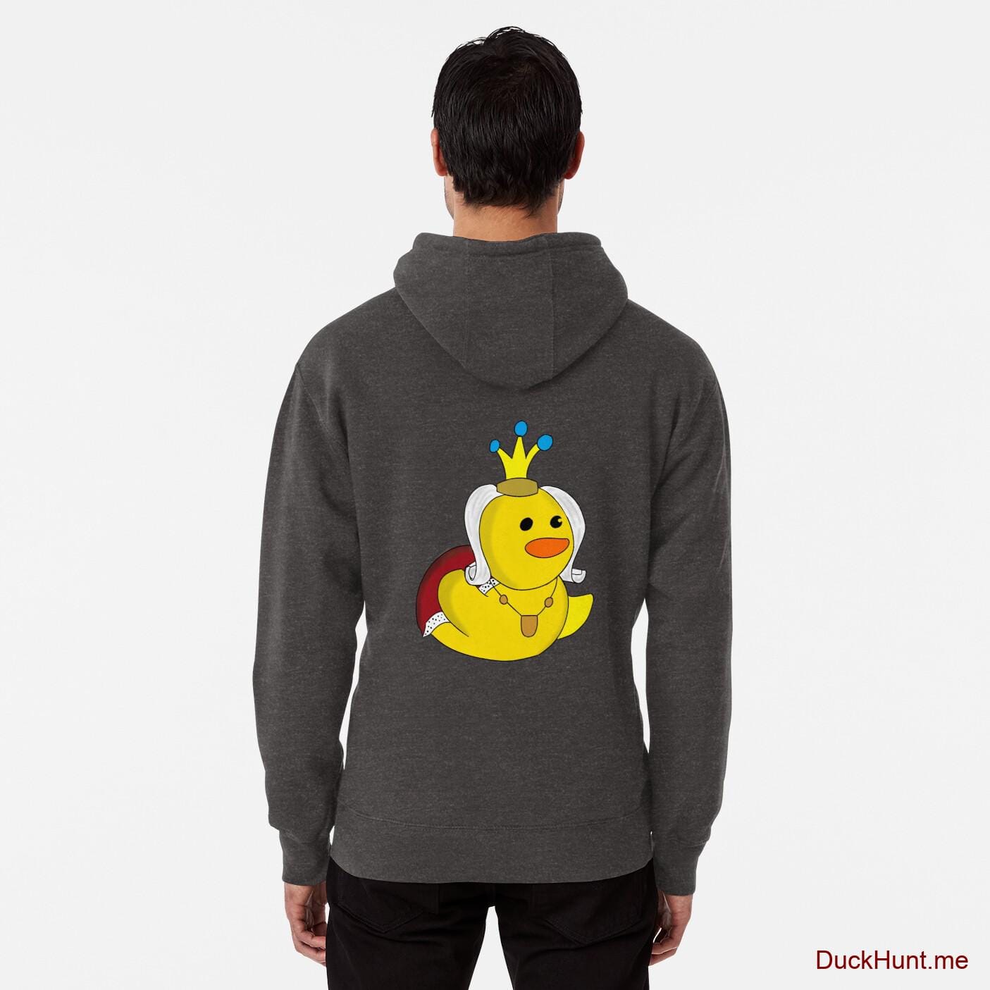 Royal Duck Charcoal Heather Pullover Hoodie (Back printed)