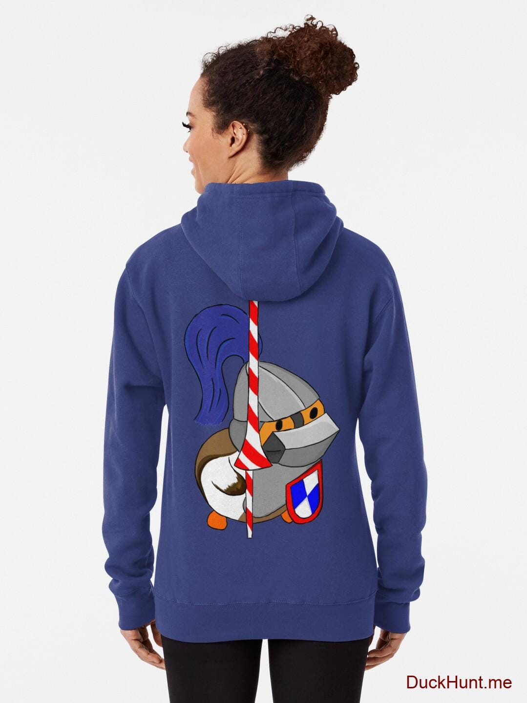 Armored Duck Blue Pullover Hoodie (Back printed) alternative image 1