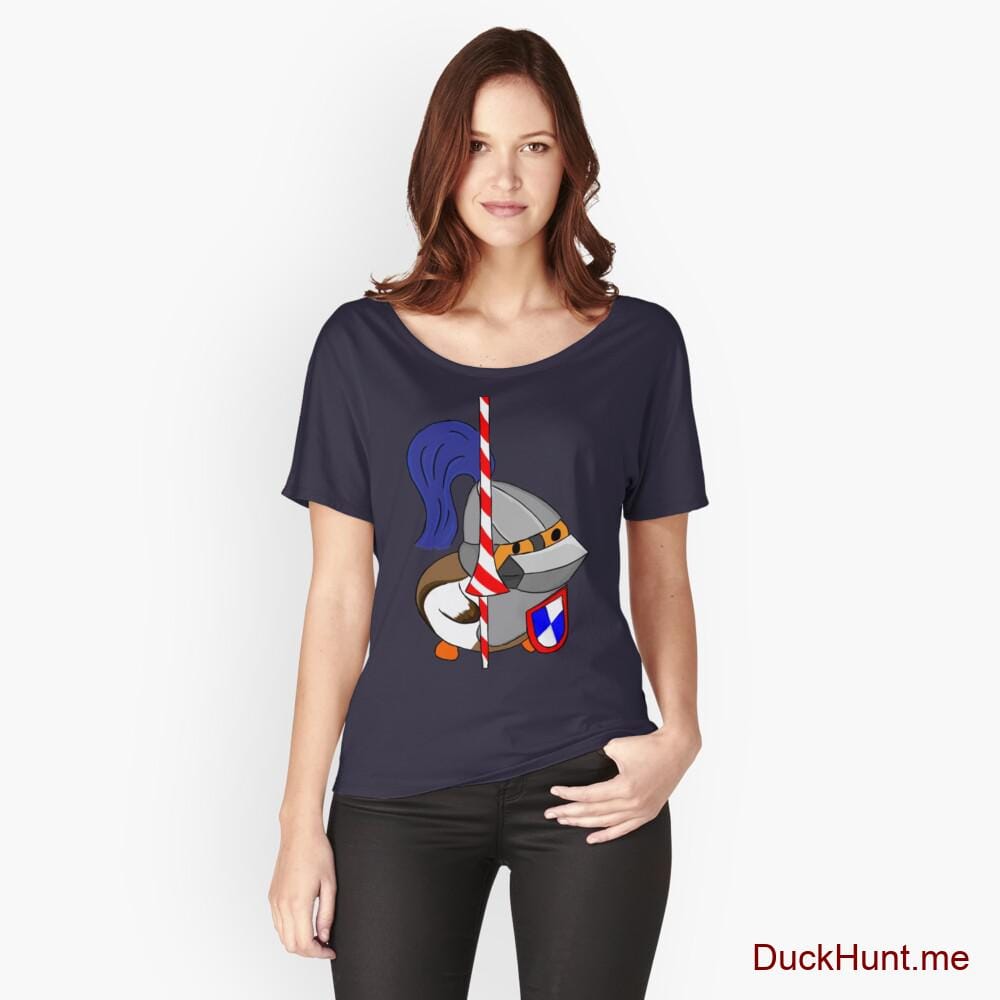 Armored Duck Navy Relaxed Fit T-Shirt (Front printed)