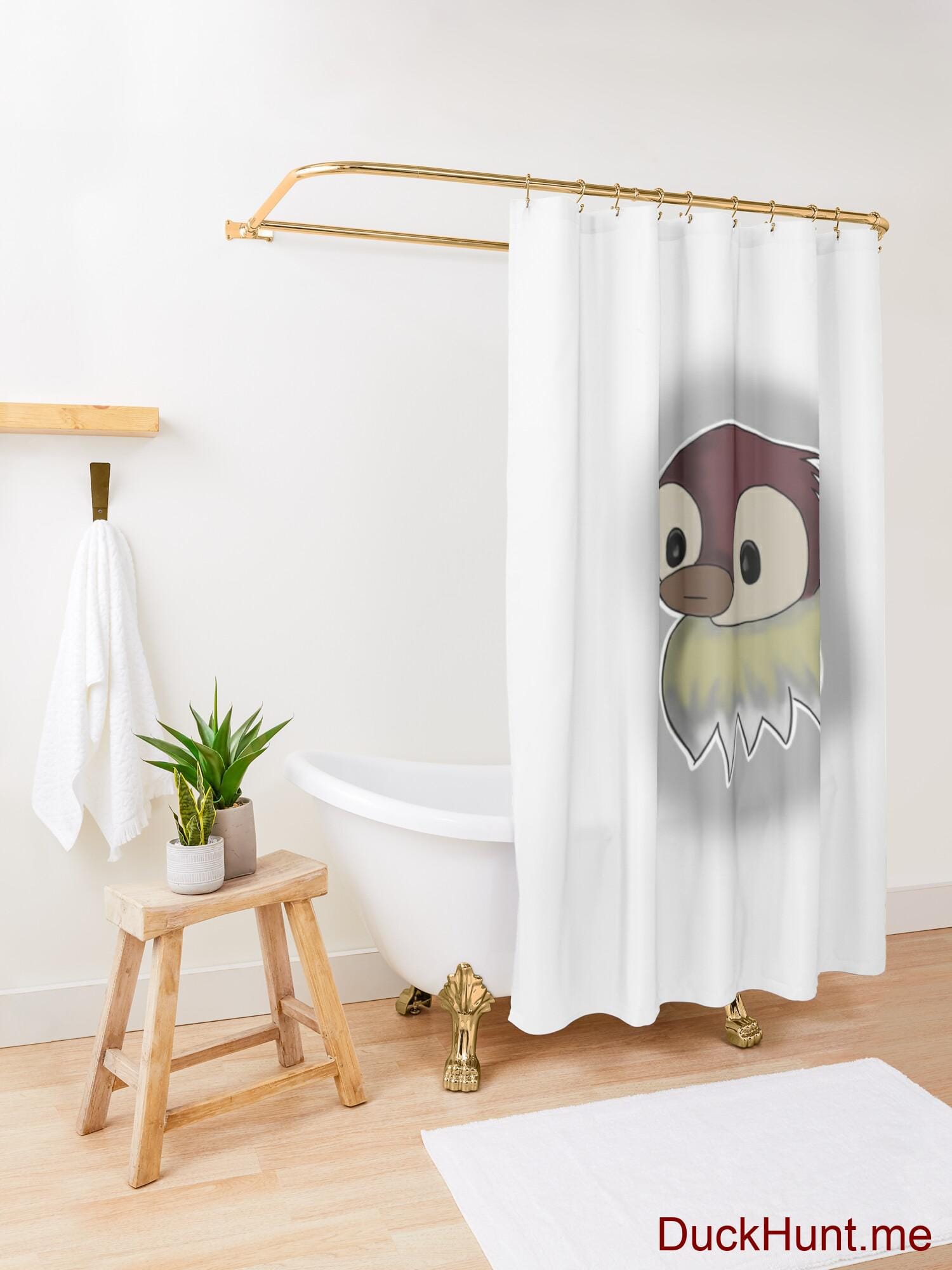 Ghost Duck (foggy) Shower Curtain alternative image 3