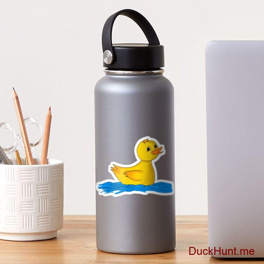 Plastic Duck Sticker