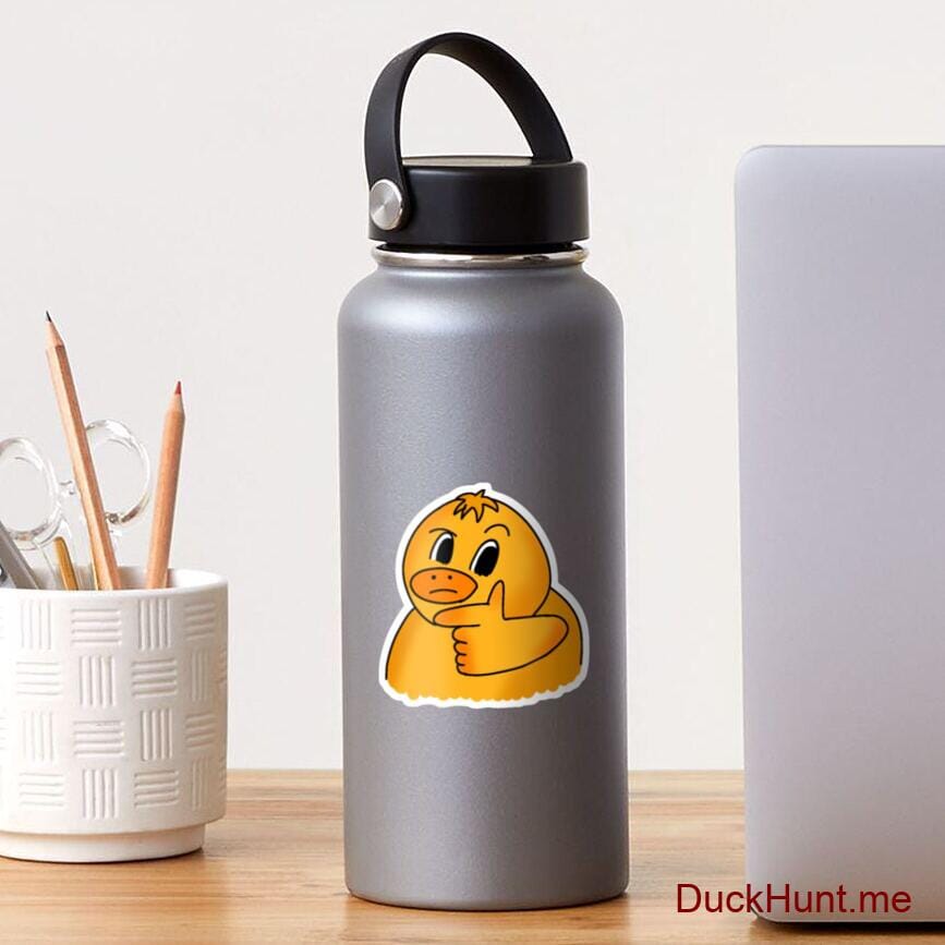 Thinking Duck Sticker