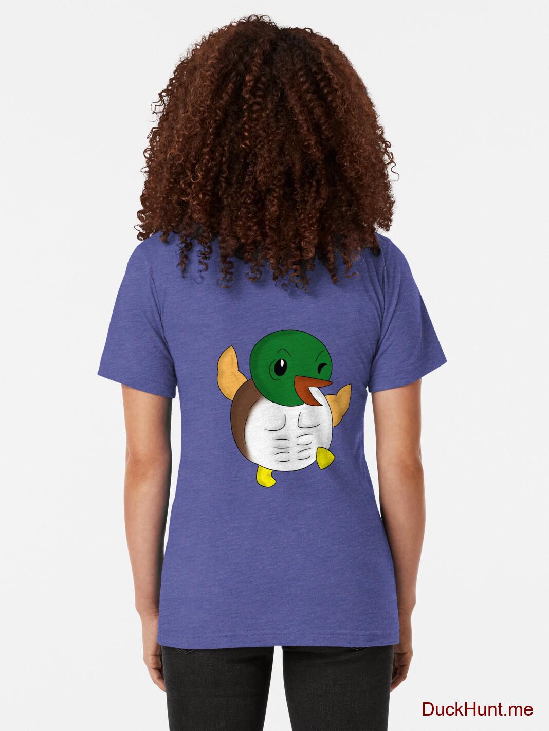 Super duck Royal Tri-blend T-Shirt (Back printed) alternative image 1