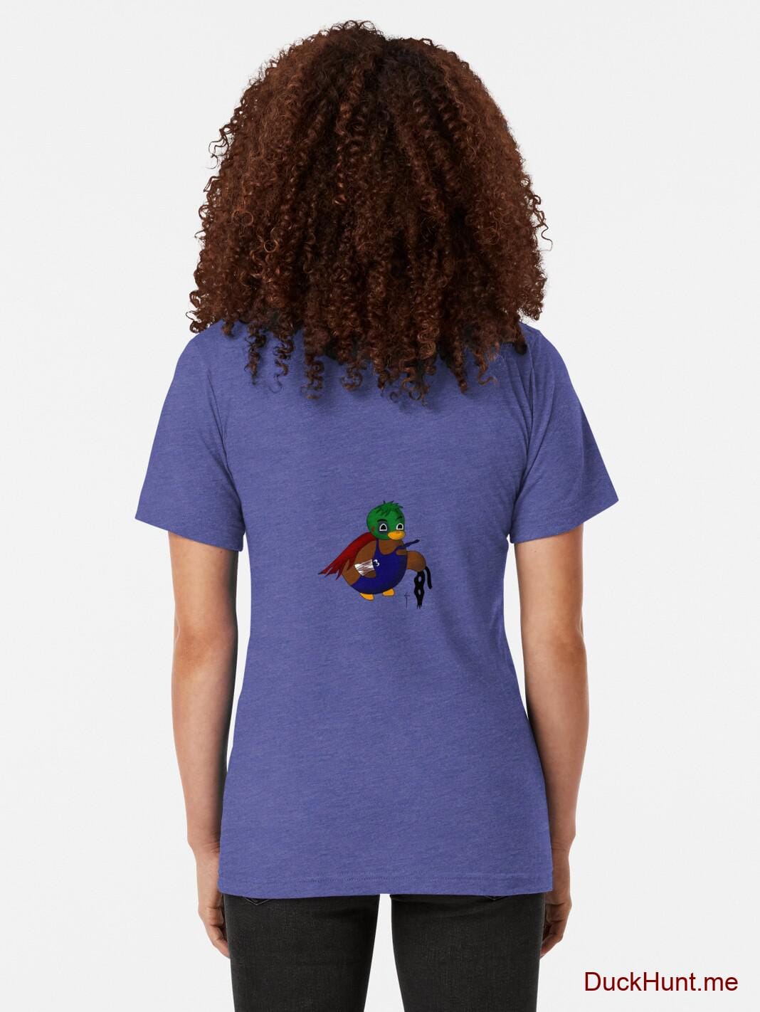 Dead DuckHunt Boss (smokeless) Royal Tri-blend T-Shirt (Back printed) alternative image 1