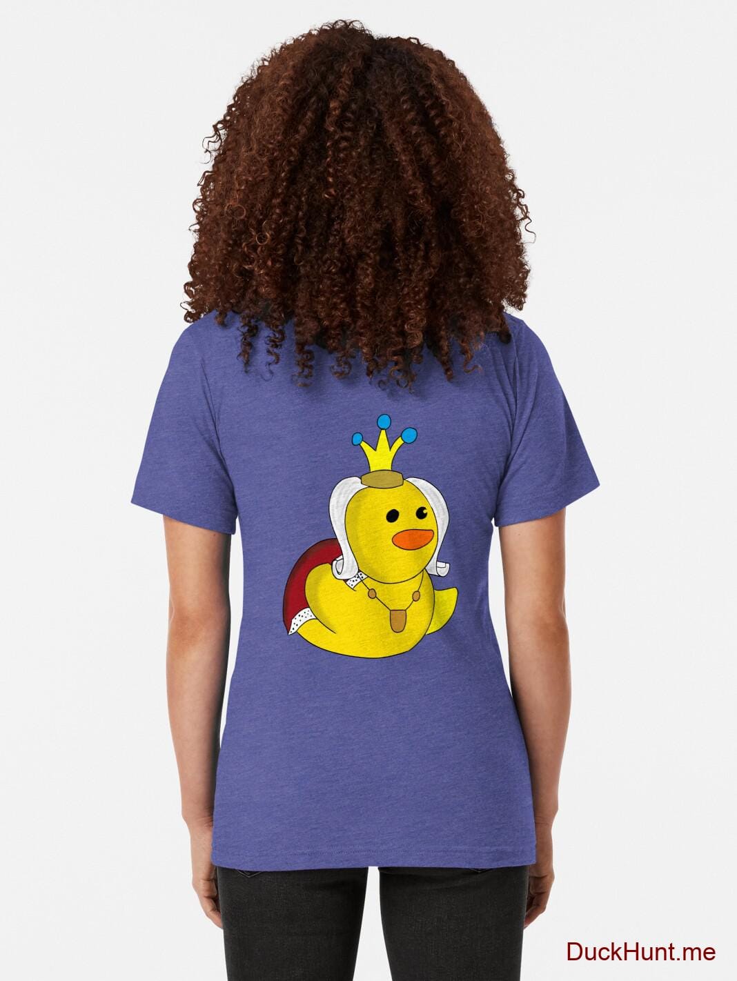 Royal Duck Royal Tri-blend T-Shirt (Back printed) alternative image 1