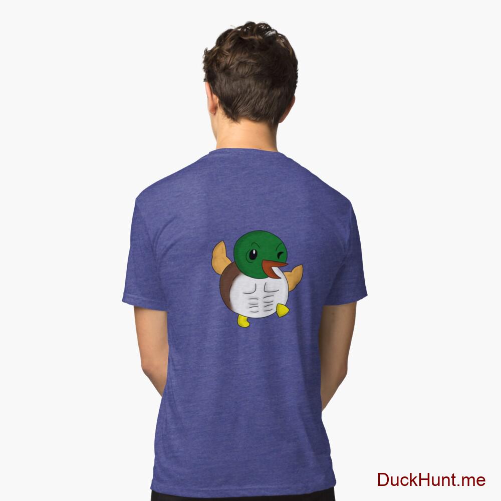 Super duck Royal Tri-blend T-Shirt (Back printed)