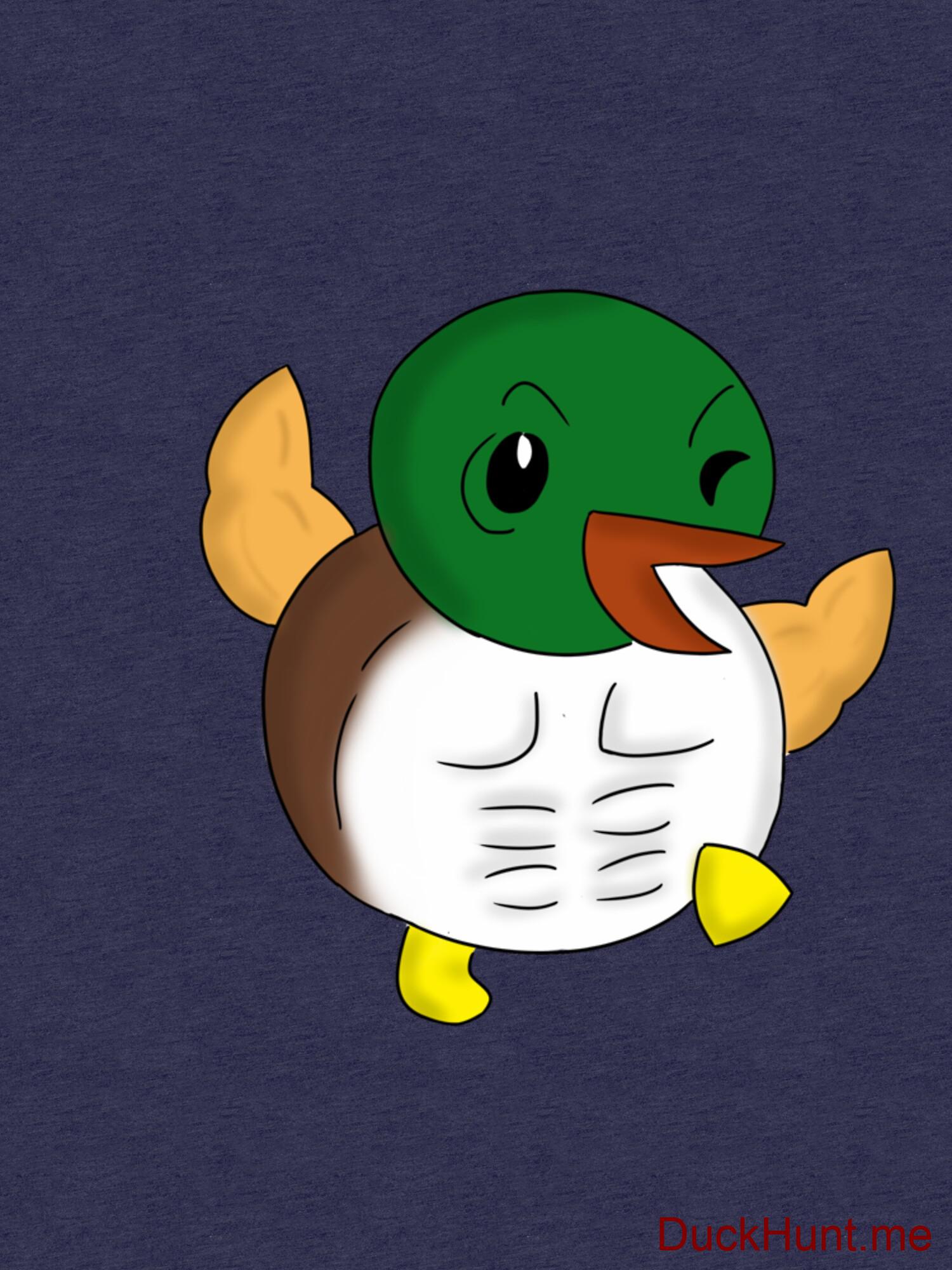 Super duck Navy Tri-blend T-Shirt (Front printed) alternative image 2