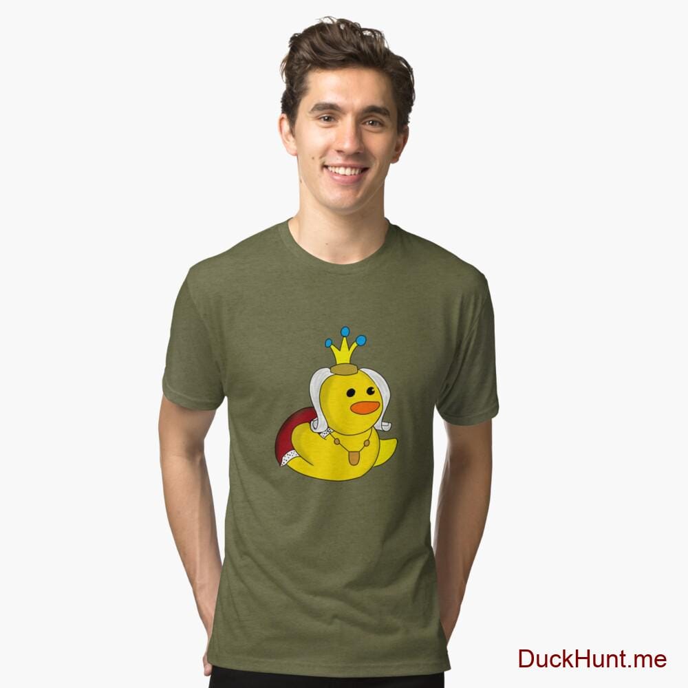 Royal Duck Green Tri-blend T-Shirt (Front printed)