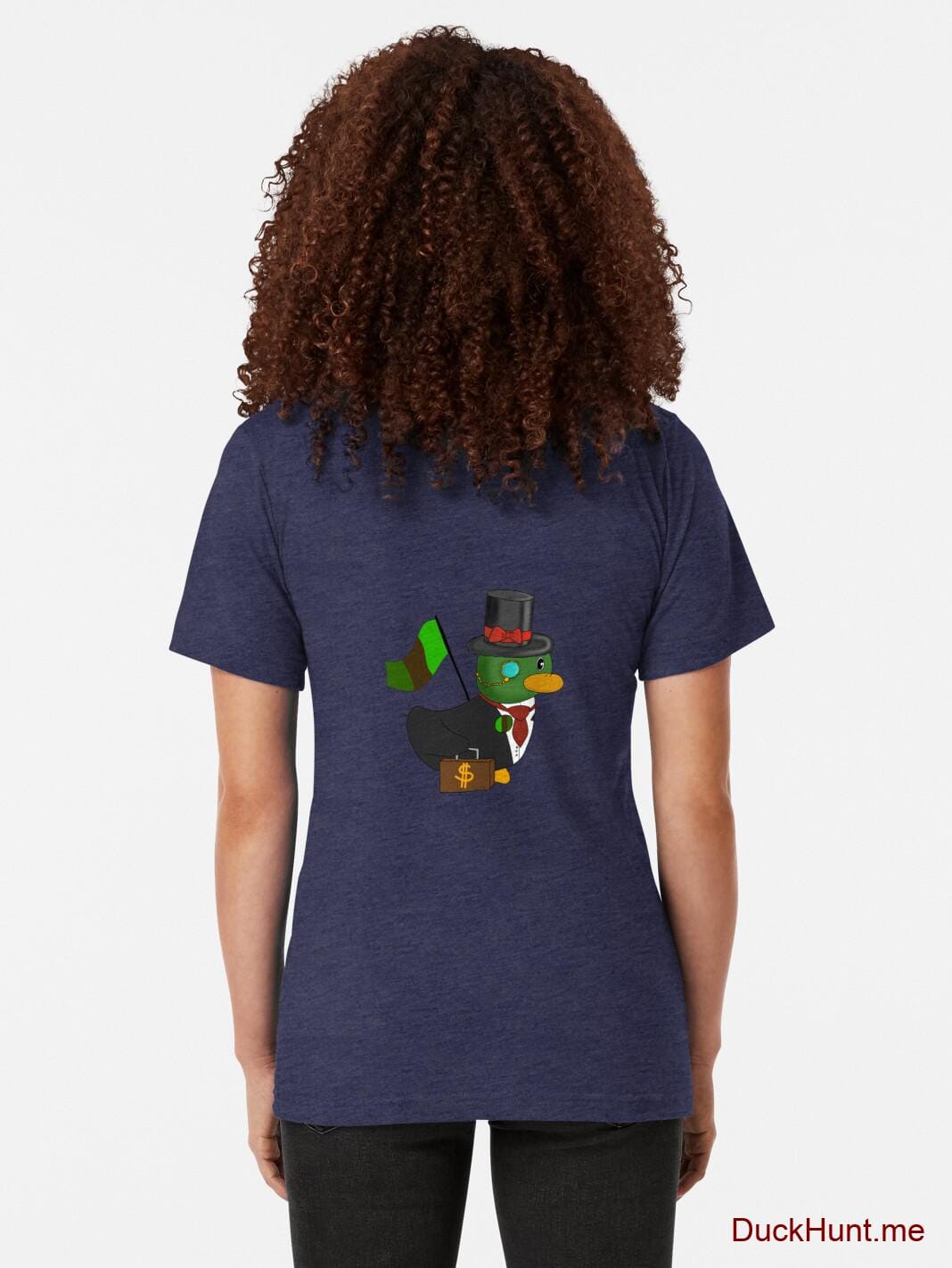 Golden Duck Navy Tri-blend T-Shirt (Front printed) alternative image 1