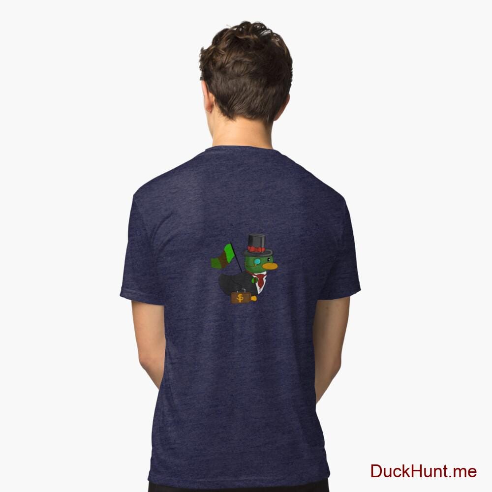 Golden Duck Navy Tri-blend T-Shirt (Front printed)