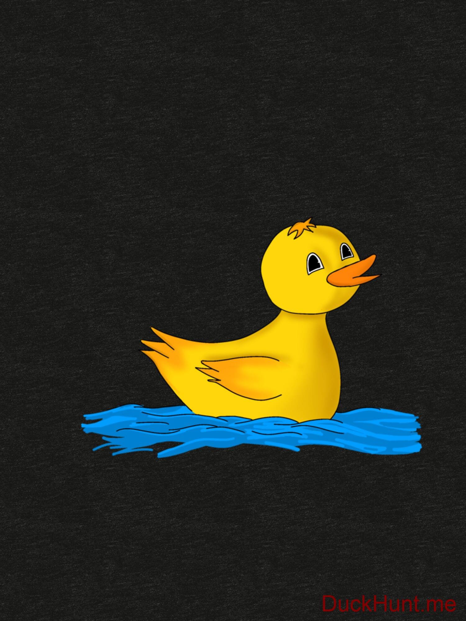 Plastic Duck Black Tri-blend T-Shirt (Front printed) alternative image 2