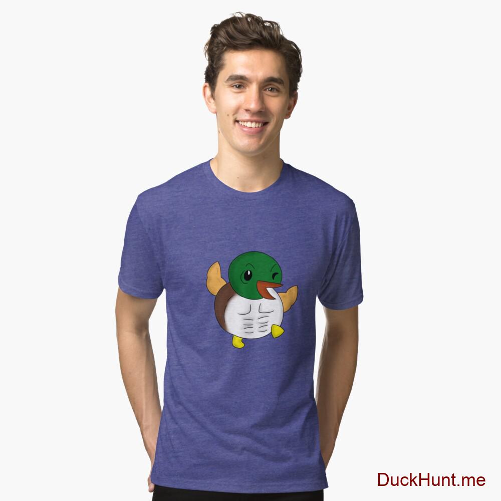Super duck Royal Tri-blend T-Shirt (Front printed)