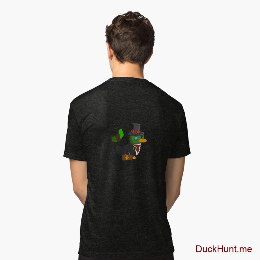 Golden Duck Navy Tri-blend T-Shirt (Back printed)