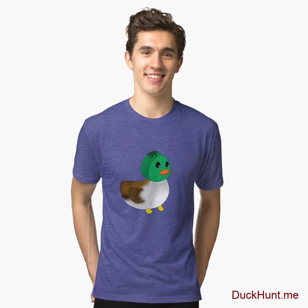 Normal Duck Royal Tri-blend T-Shirt (Front printed)