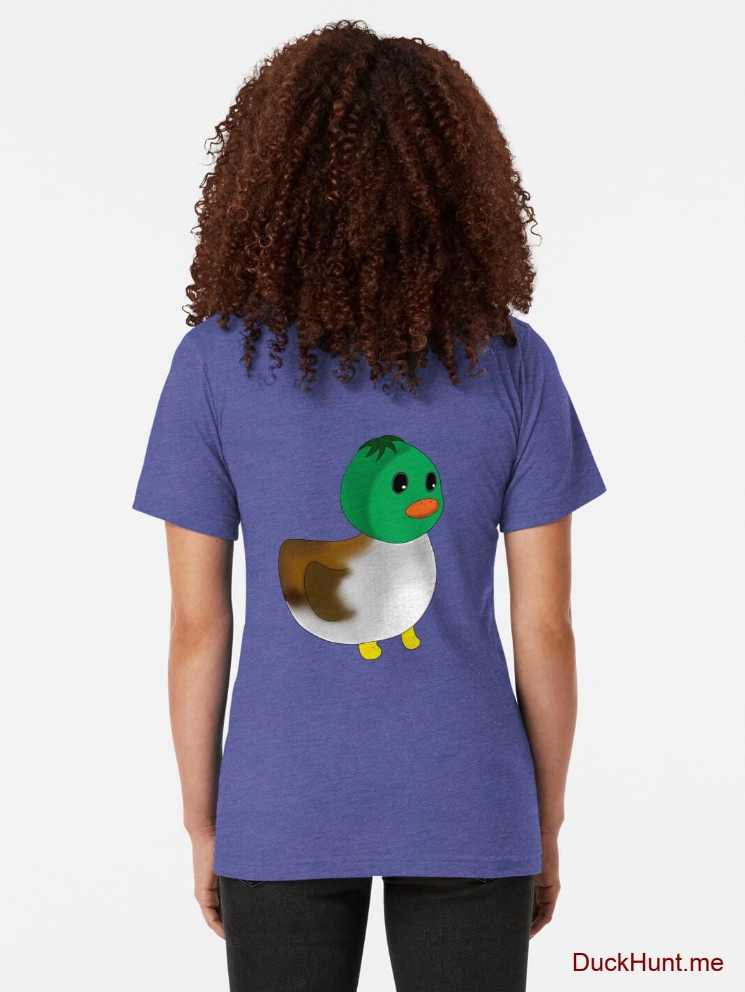 Normal Duck Royal Tri-blend T-Shirt (Back printed) alternative image 1