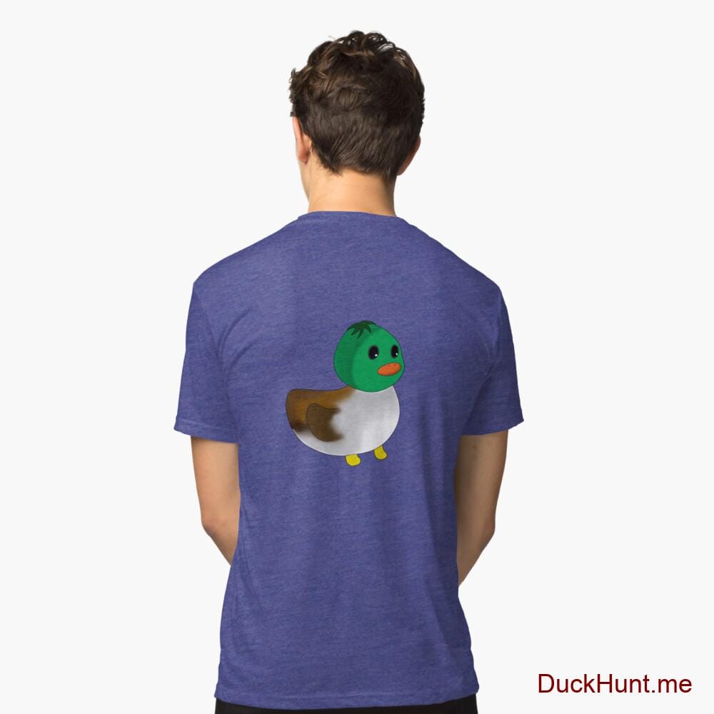 Normal Duck Royal Tri-blend T-Shirt (Back printed)