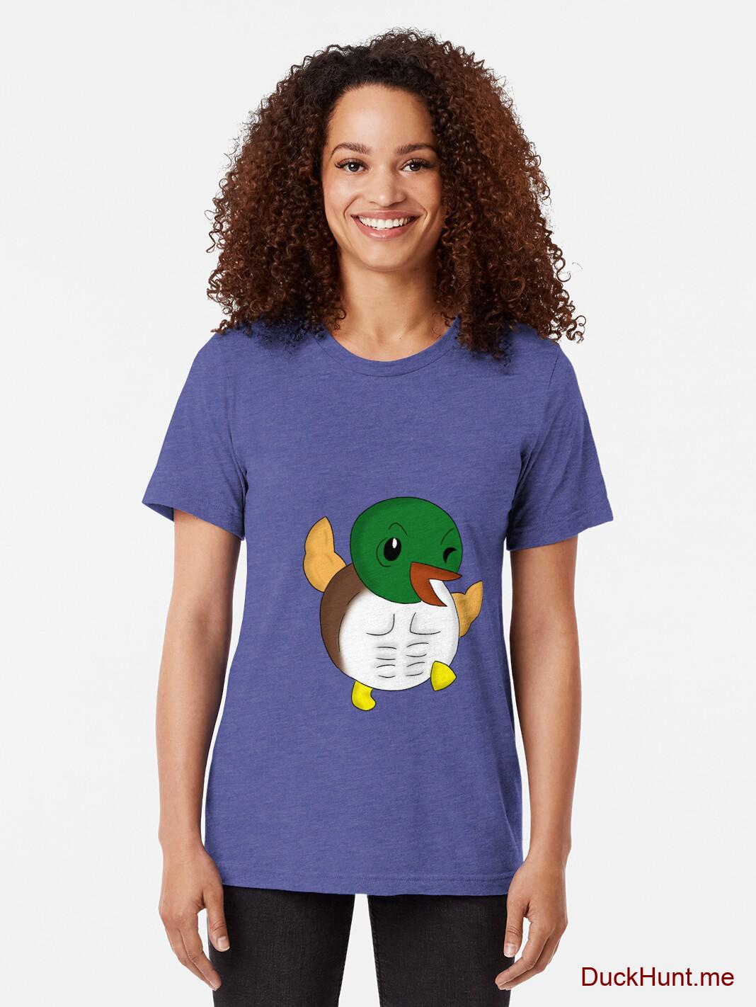 Super duck Royal Tri-blend T-Shirt (Front printed) alternative image 1